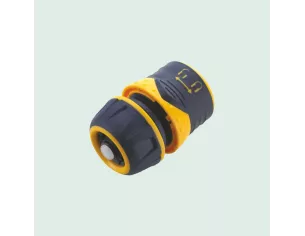 Sodigreen - Raccord rapide en PVC avec vanne stop - 15 mm