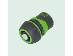 Stilker - Raccord rapide en PVC avec vanne stop pour tuyau 19 mm