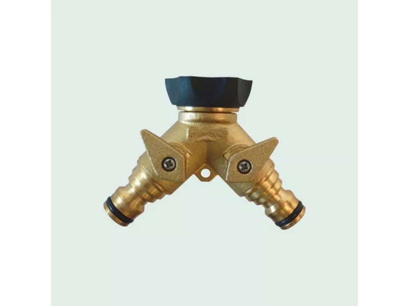 SODISE - Nez de robinet double bi-matière en Y - 20x27