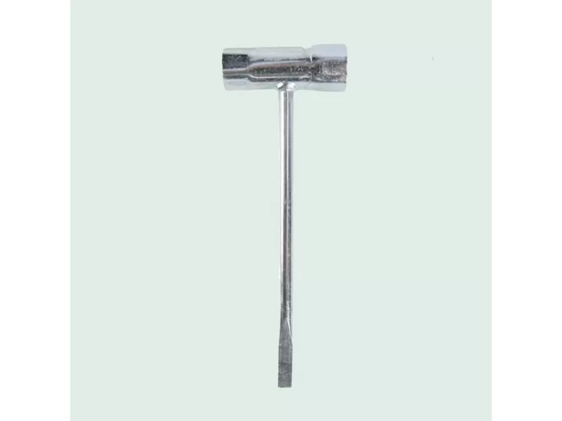 SODIPIECES - Clé à bougie avec manche et tournevis - 17 et 19 mm