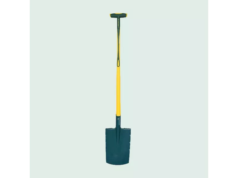 LEBORGNE - Bêche Duopro avec manche Novagrip béquille - 28 cm