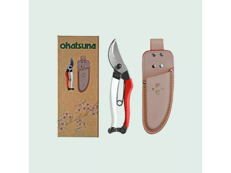 OKATSUNE - Coffret cadeau sécateur 103 + étui en cuir 108